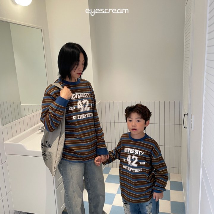 Eyescream - Korean Women Fashion - #momslook - 42 Stripe Tee Adult - 9