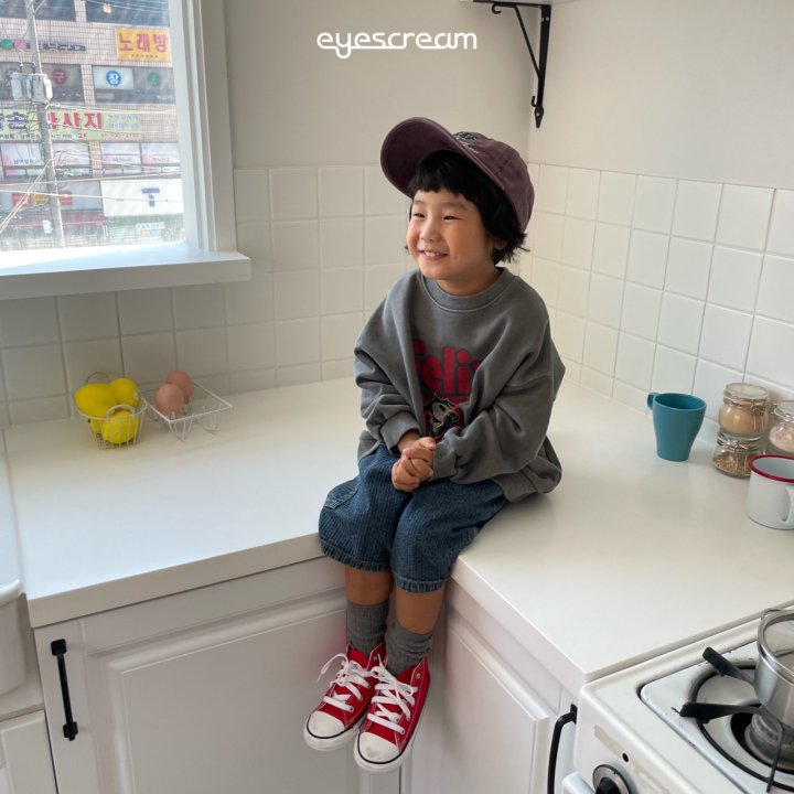 Eyescream - Korean Women Fashion - #vintagekidsstyle - Felix Pig Sweatshirt Adult - 4