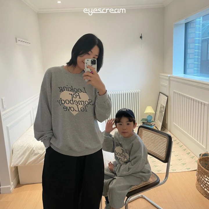 Eyescream - Korean Women Fashion - #vintageinspired - Somebody Sweatshirt Adult - 10