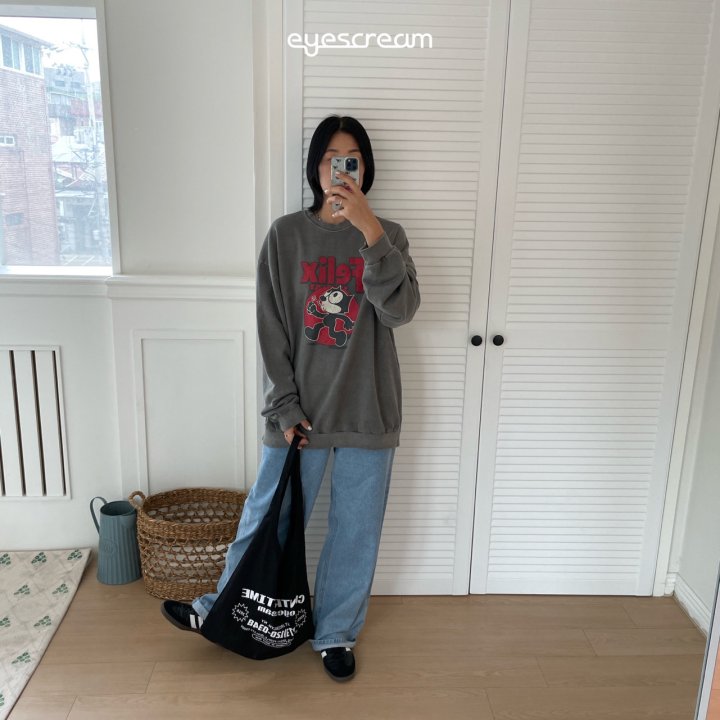 Eyescream - Korean Women Fashion - #womensfashion - Felix Pig Sweatshirt Adult - 11