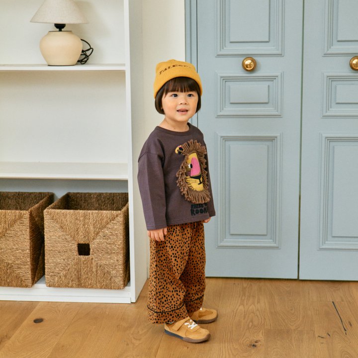 Firstblue - Korean Children Fashion - #Kfashion4kids - Lion Tee - 5