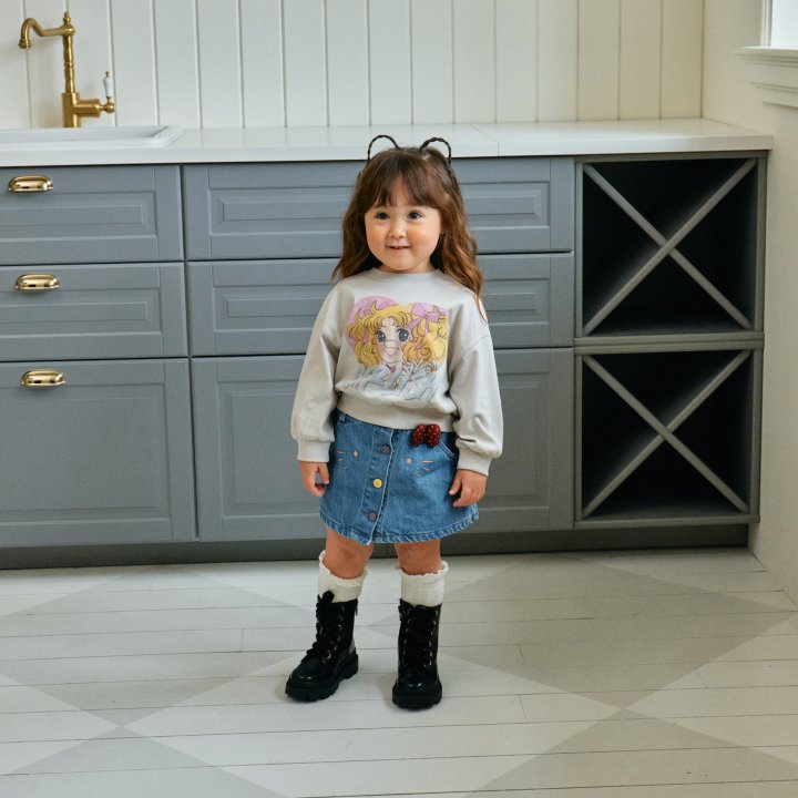 Firstblue - Korean Children Fashion - #kidzfashiontrend - Lovely Girl Sweatshirt Tee - 4