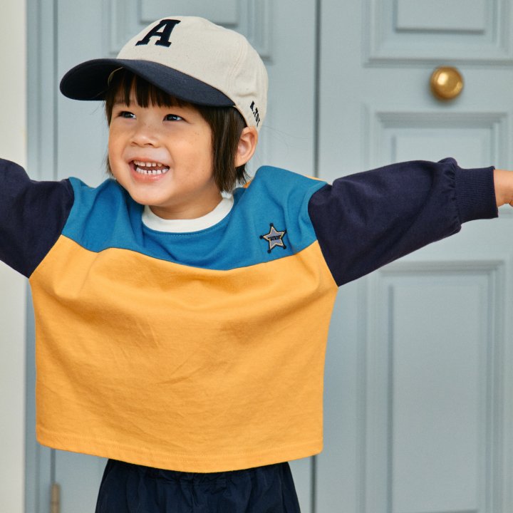 Firstblue - Korean Children Fashion - #childofig - Vintage Raglan Tee - 4