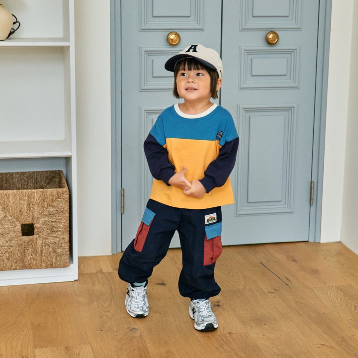 Firstblue - Korean Children Fashion - #childofig - Wide Collar Pocket Pants - 4