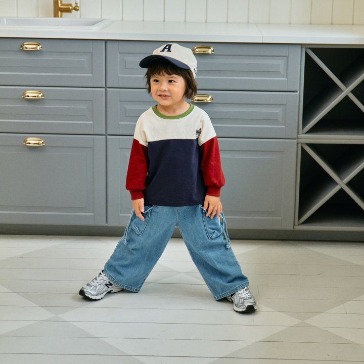 Firstblue - Korean Children Fashion - #discoveringself - Vintage Raglan Tee - 6