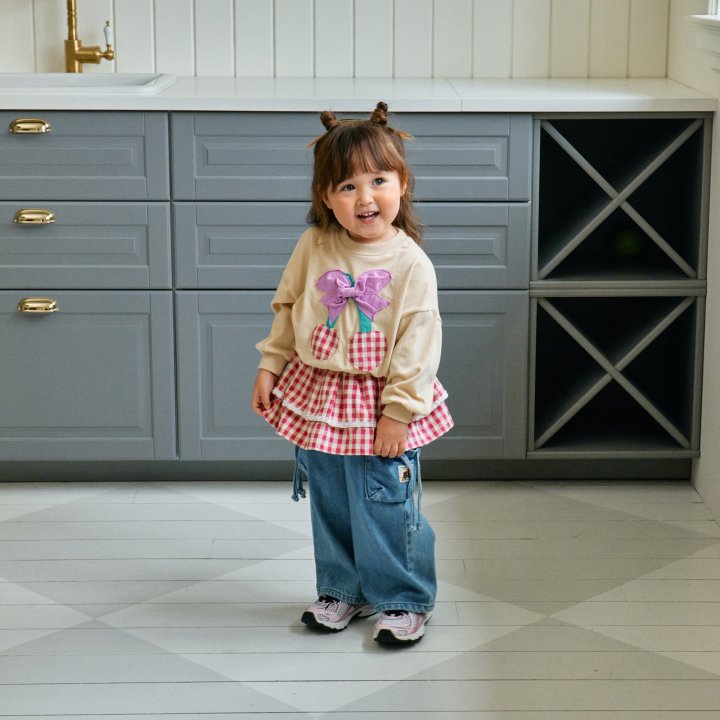 Firstblue - Korean Children Fashion - #designkidswear - Cargo Bermuda Denim Pants - 4