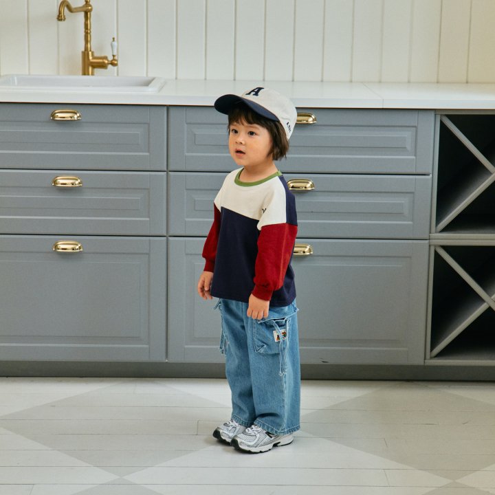 Firstblue - Korean Children Fashion - #fashionkids - Vintage Raglan Tee - 7