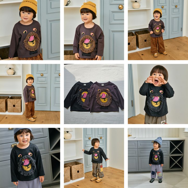 Firstblue - Korean Children Fashion - #fashionkids - Lion Tee