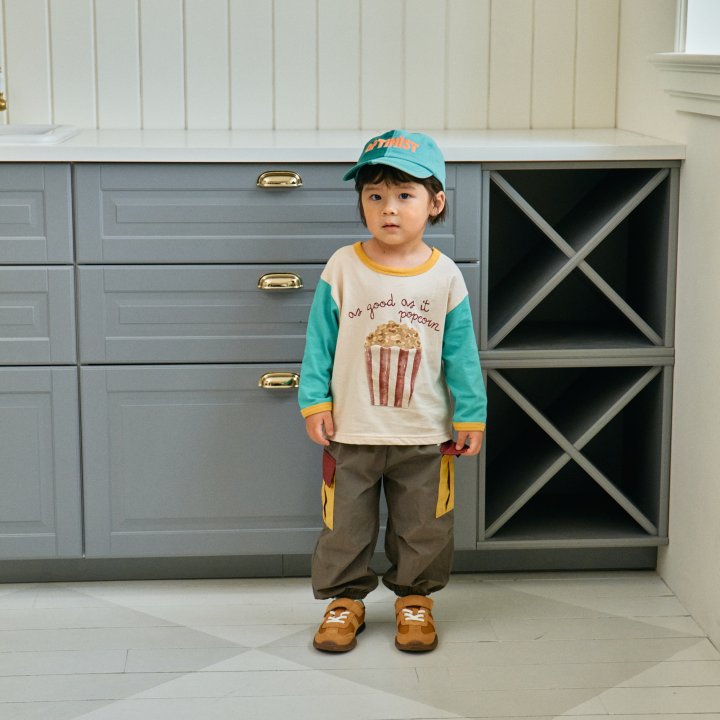 Firstblue - Korean Children Fashion - #fashionkids - Wide Collar Pocket Pants - 7