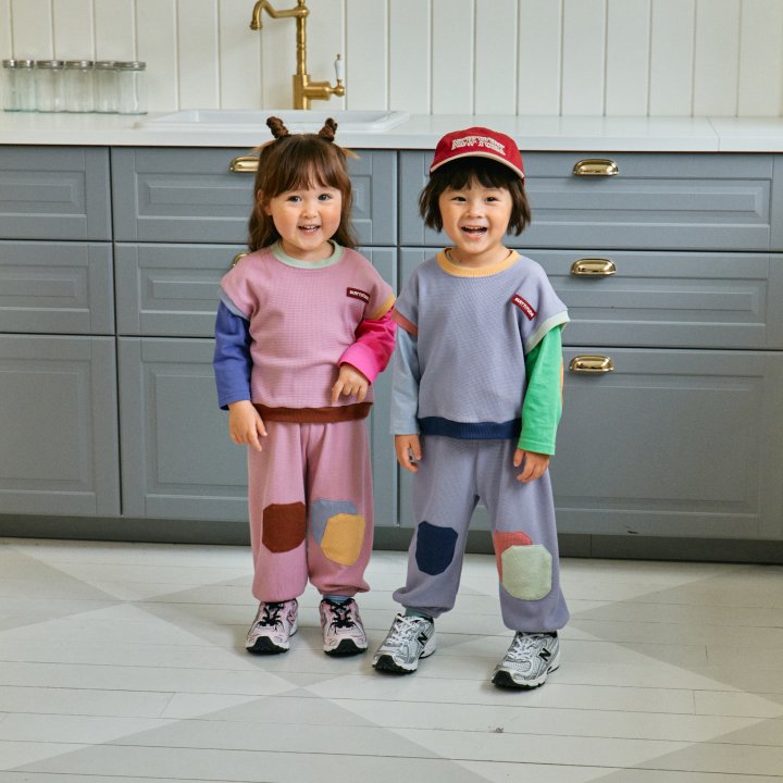 Firstblue - Korean Children Fashion - #fashionkids - Color Waffle Vest - 4