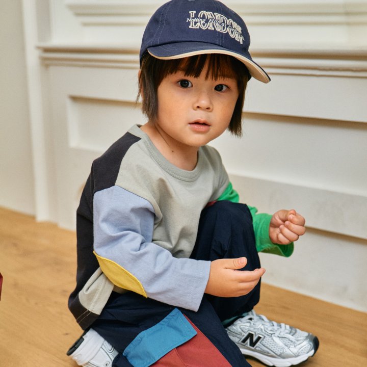 Firstblue - Korean Children Fashion - #kidsstore - Round Patch Raglan Tee - 7