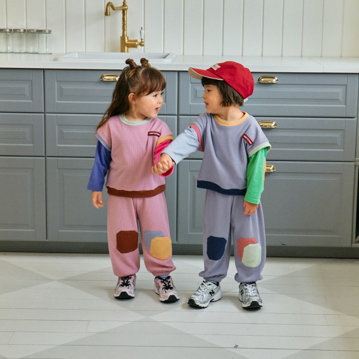 Firstblue - Korean Children Fashion - #kidsstore - Color Waffle Vest - 5