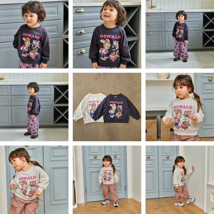 Firstblue - Korean Children Fashion - #kidsstore - Picnic Sweatshirt Tee