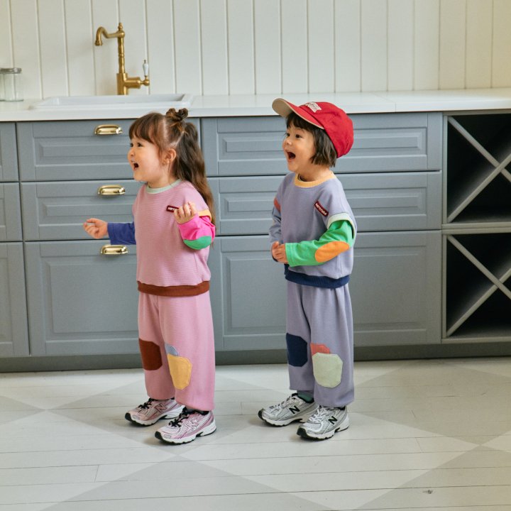 Firstblue - Korean Children Fashion - #kidzfashiontrend - Color Waffle Vest - 6