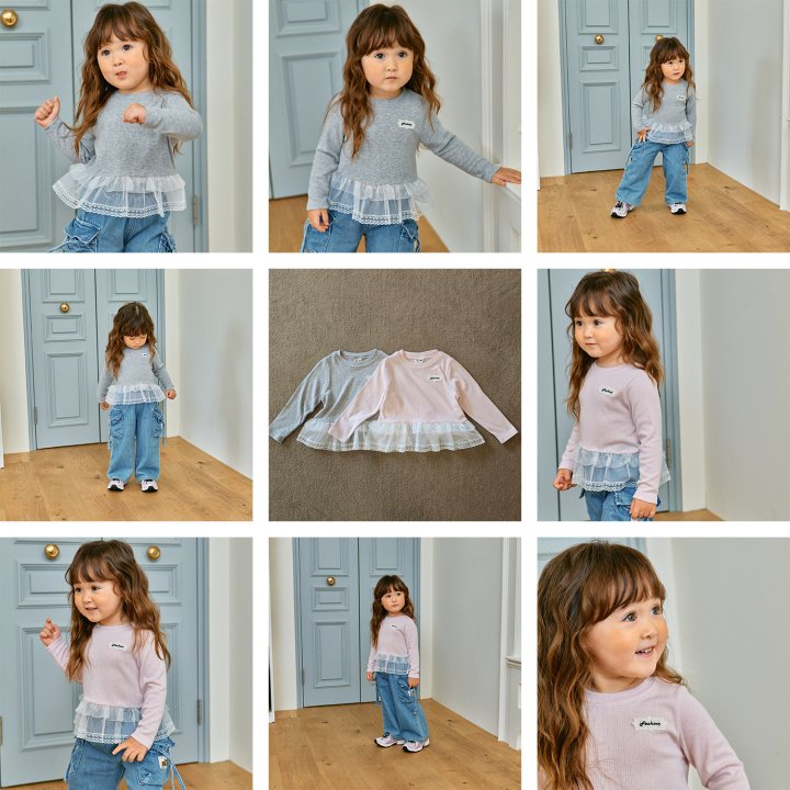 Firstblue - Korean Children Fashion - #kidzfashiontrend - Shiny Tee