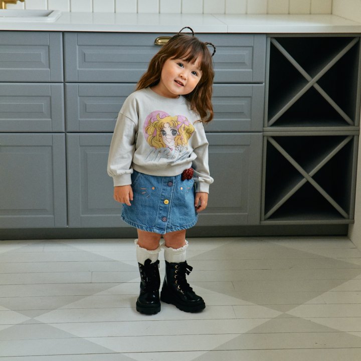 Firstblue - Korean Children Fashion - #littlefashionista - Lovely Girl Sweatshirt Tee - 5