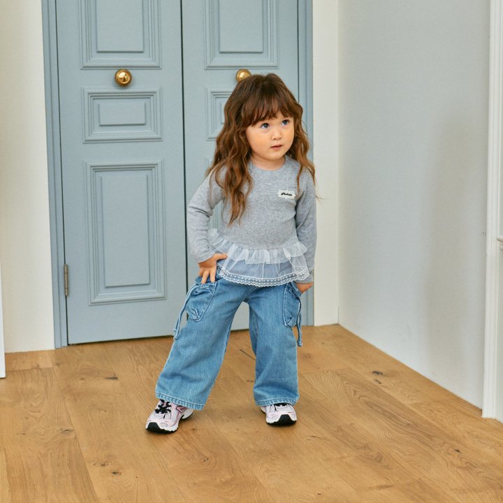 Firstblue - Korean Children Fashion - #littlefashionista - Shiny Tee - 4