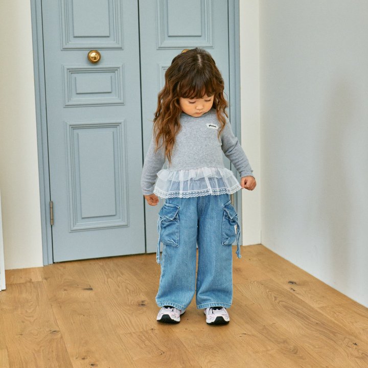 Firstblue - Korean Children Fashion - #minifashionista - Shiny Tee - 5