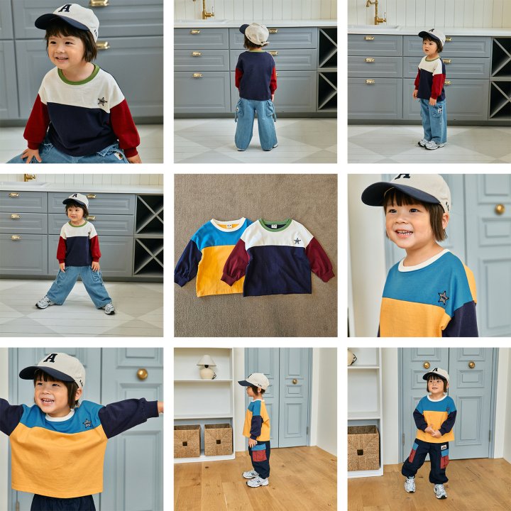 Firstblue - Korean Children Fashion - #prettylittlegirls - Vintage Raglan Tee