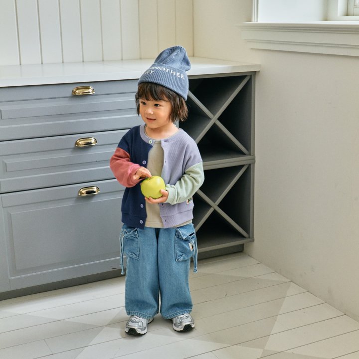 Firstblue - Korean Children Fashion - #toddlerclothing - Waffle Cardigan - 5