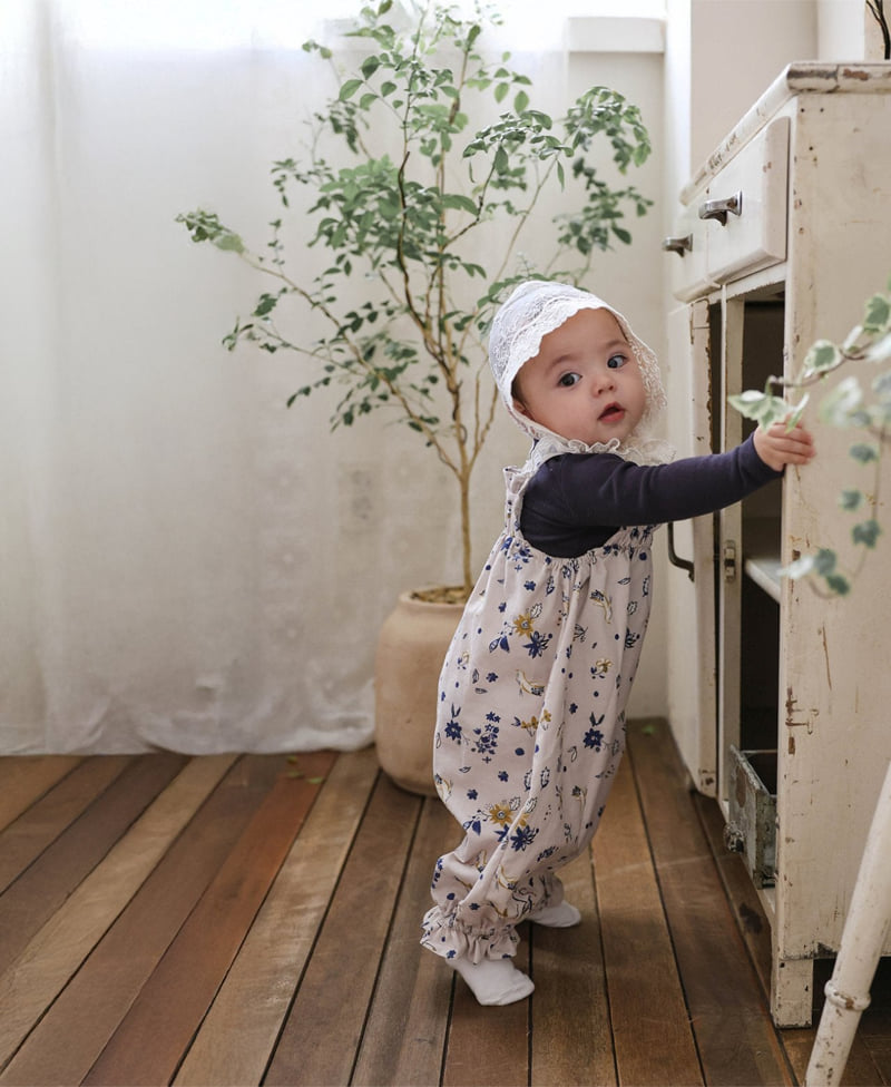 Flo - Korean Baby Fashion - #babyboutique - Bebe Blooming Overalls - 7