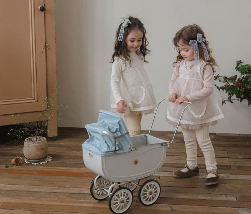 Flo - Korean Baby Fashion - #babyboutiqueclothing - Heart Apron - 11