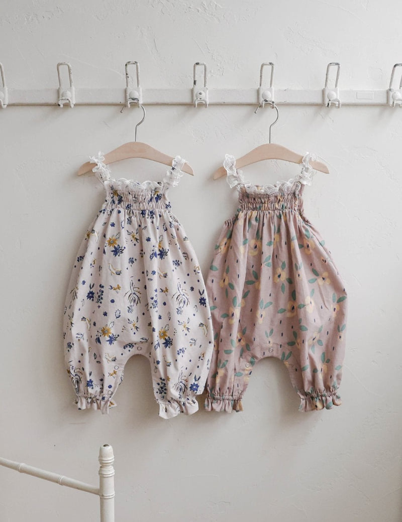 Flo - Korean Baby Fashion - #babyboutiqueclothing - Bebe Blooming Overalls - 8