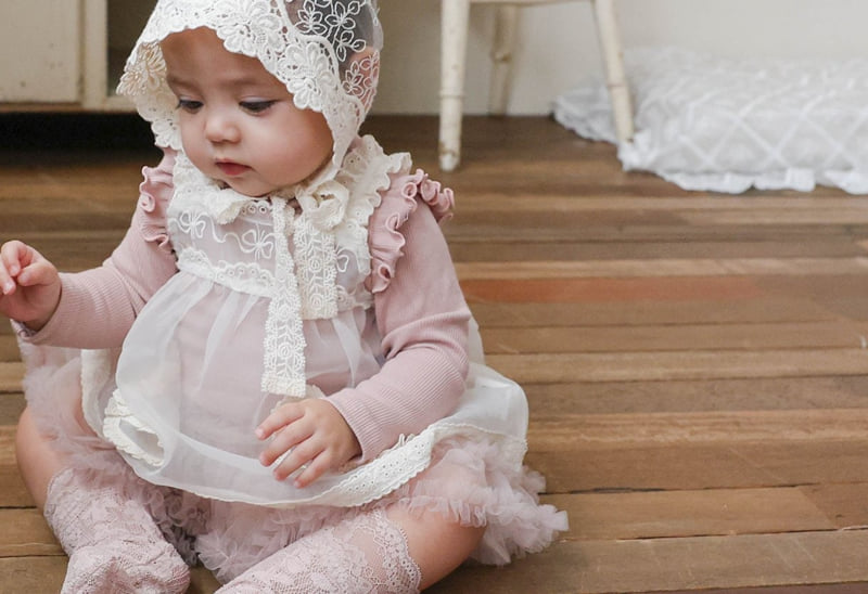 Bebe Heartie Apron by Flo for Baby - view 5