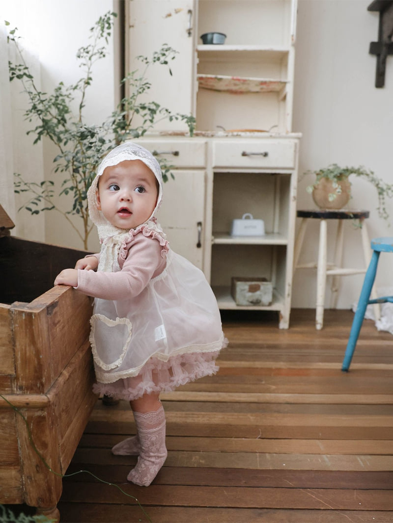 Bebe Heartie Apron by Flo for Baby - view 6