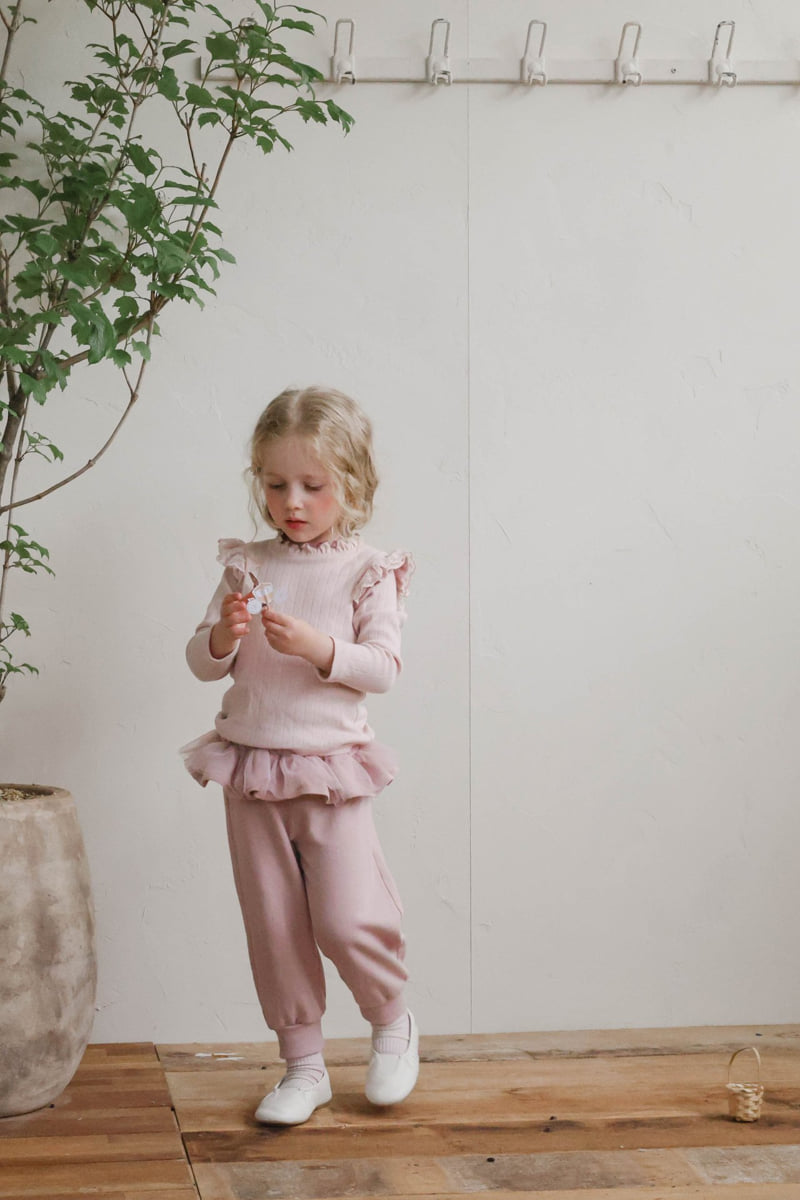 Flo - Korean Baby Fashion - #babyfashion - Romance Jogger Pants - 5