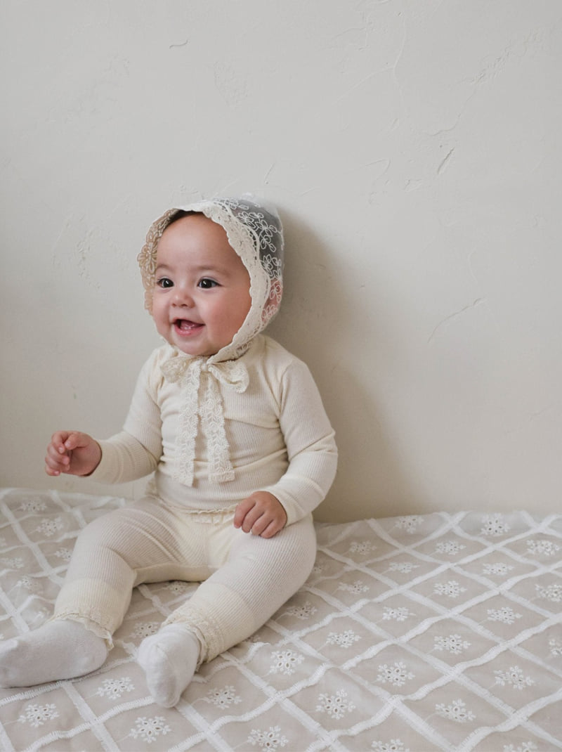 Flo - Korean Baby Fashion - #babyfashion - Bebe Frill-Up Basic Set