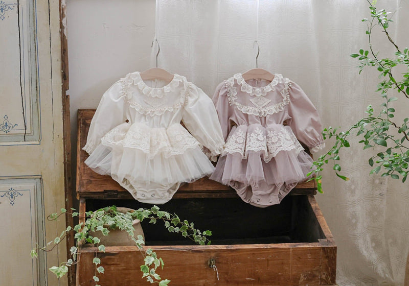 Flo - Korean Baby Fashion - #babyfashion - Bebe Pleat One-Piece - 12