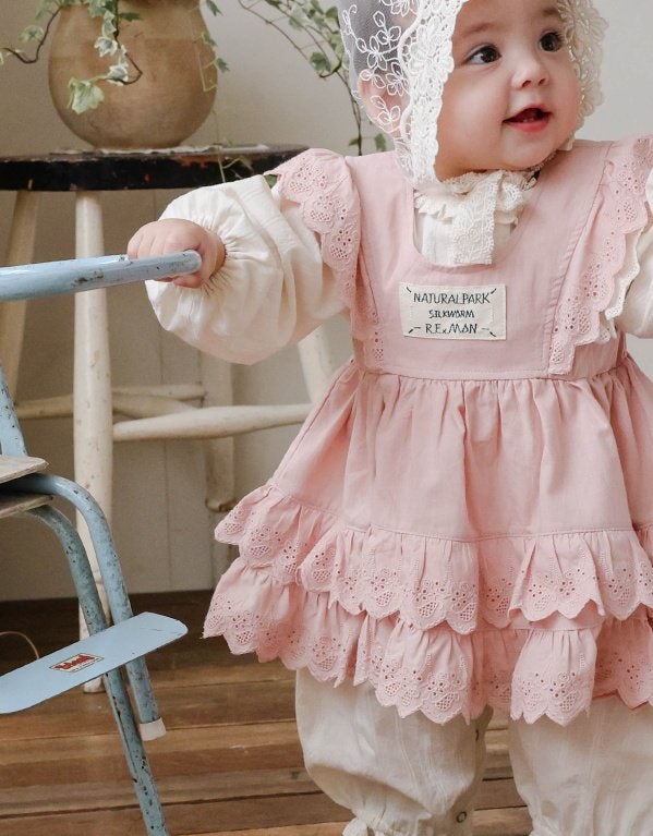 Flo - Korean Baby Fashion - #babyfashion - Bebe Ashia Apron - 6