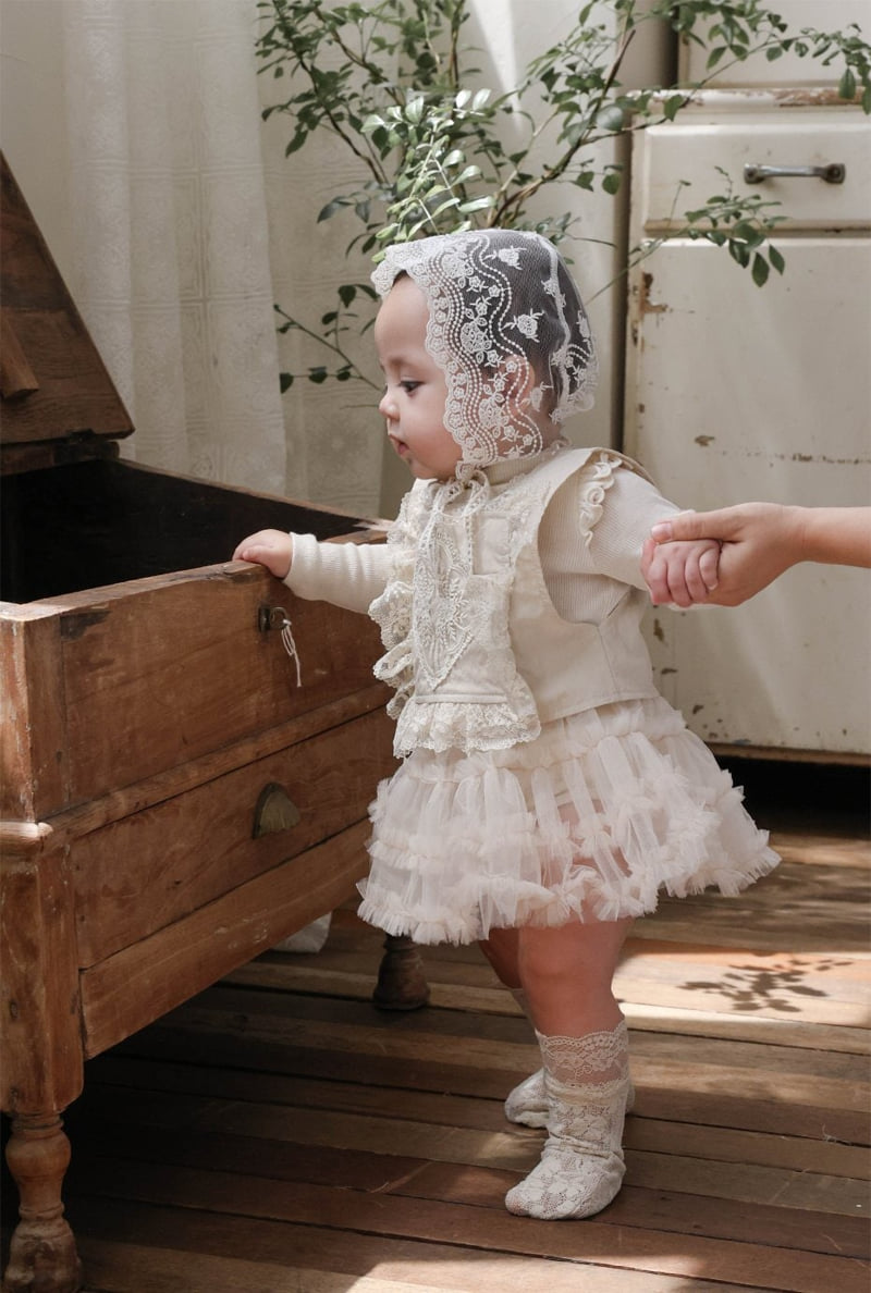 Flo - Korean Baby Fashion - #babygirlfashion - Bebe Serena Mini One-Piece Suit - 5