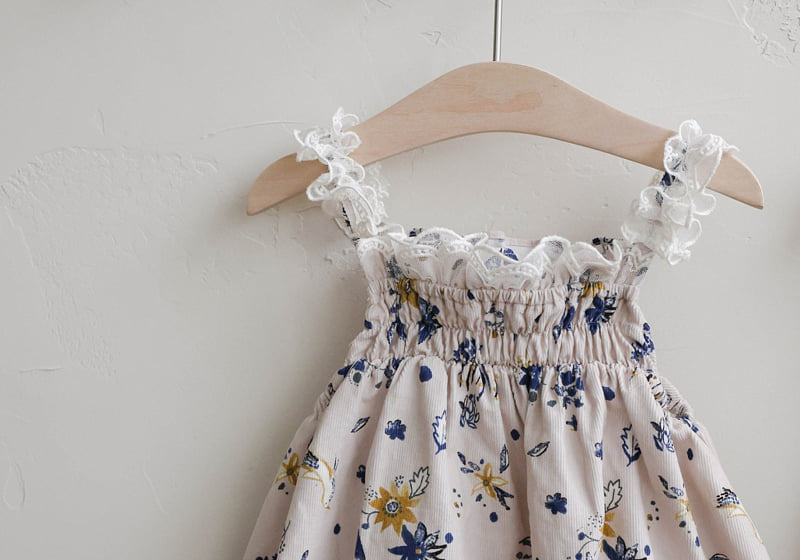Flo - Korean Baby Fashion - #babygirlfashion - Bebe Blooming Overalls - 12