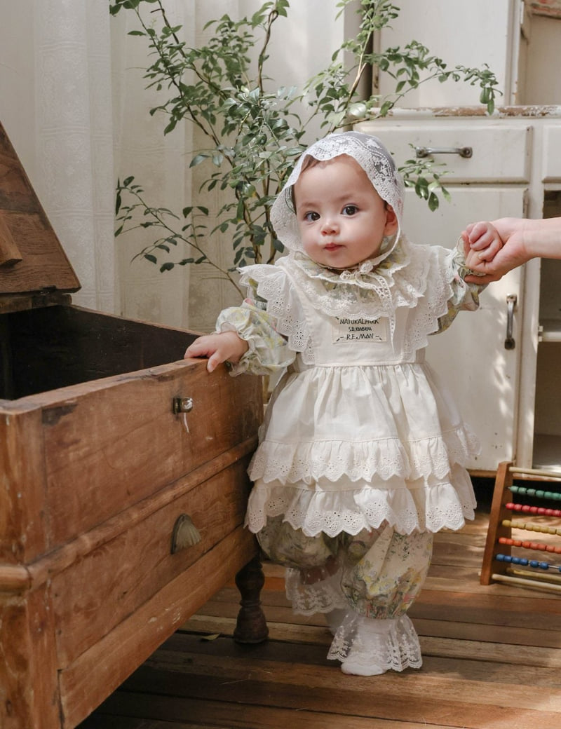 Flo - Korean Baby Fashion - #babygirlfashion - Bebe Ashia Apron - 8