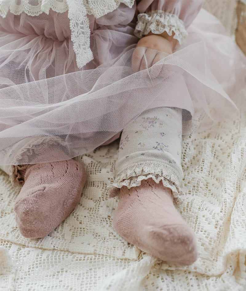 Flo - Korean Baby Fashion - #babylifestyle - Bebe Frill-Up Flower Set - 3