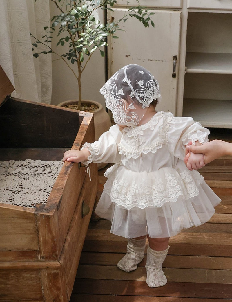 Flo - Korean Baby Fashion - #babyoninstagram - Bebe Pleat One-Piece