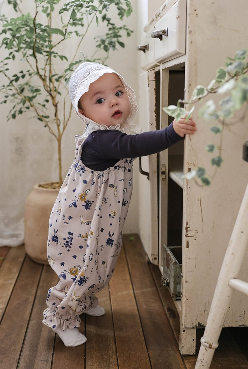 Flo - Korean Baby Fashion - #babyootd - Bebe Frill-Up Basic Set - 6