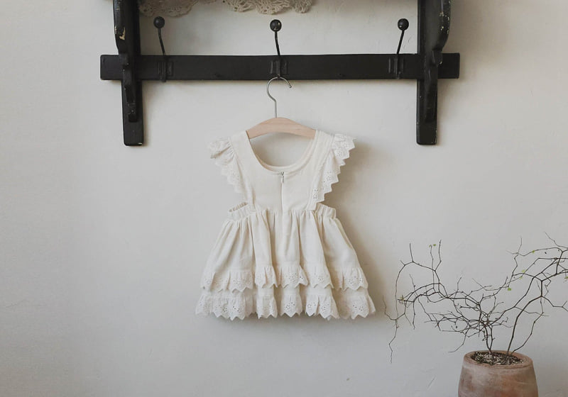 Flo - Korean Baby Fashion - #babyootd - Bebe Ashia Apron - 11