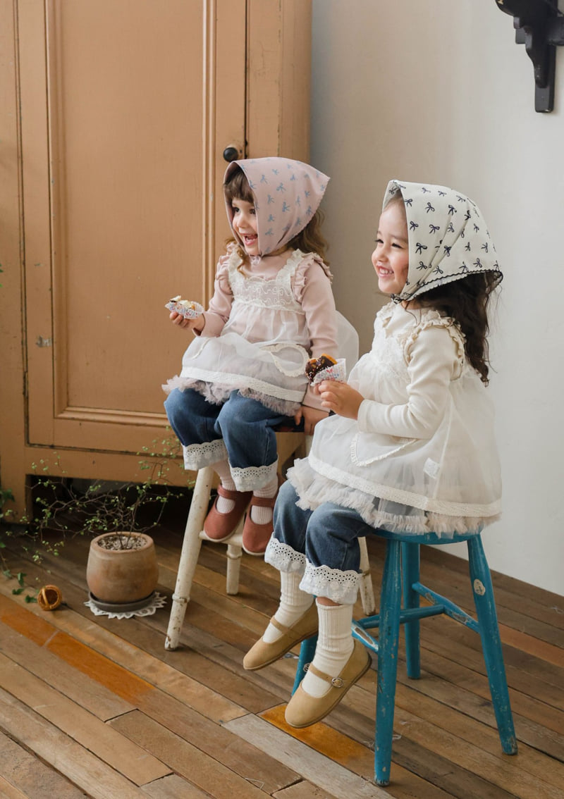 Flo - Korean Baby Fashion - #babyoutfit - Heart Apron - 5