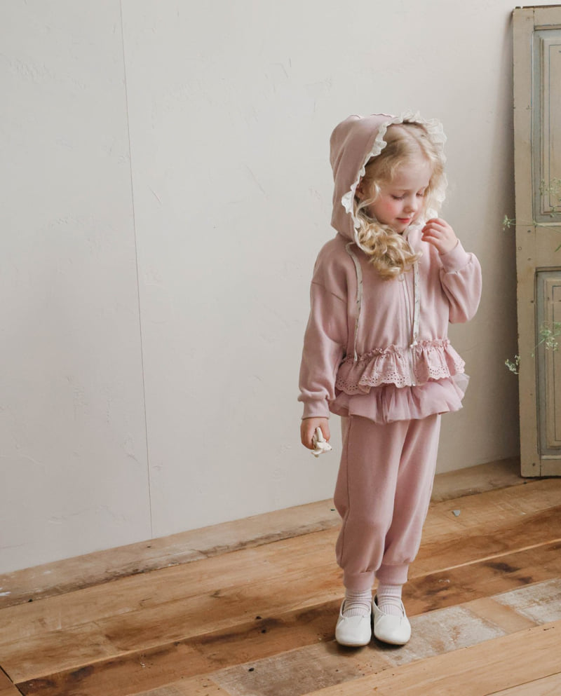 Flo - Korean Baby Fashion - #babyoutfit - Vanilla Hood Jumper