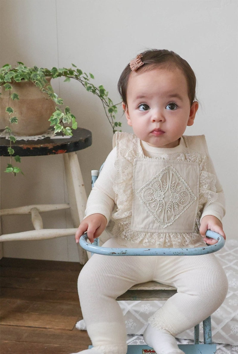Flo - Korean Baby Fashion - #babyoutfit - Bebe Frill-Up Basic Set - 7