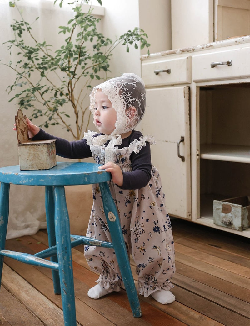 Flo - Korean Baby Fashion - #babyoutfit - Bebe Blooming Overalls