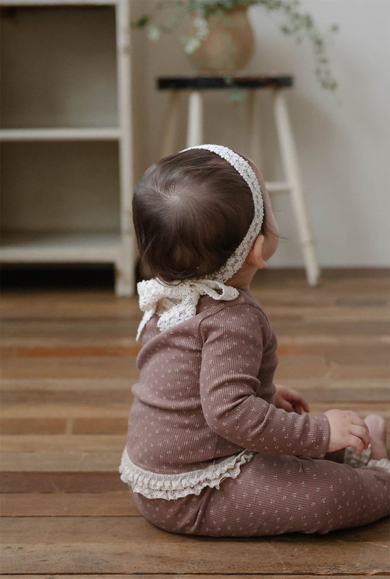 Flo - Korean Baby Fashion - #babywear - Bebe Frill-Up Flower Set - 8