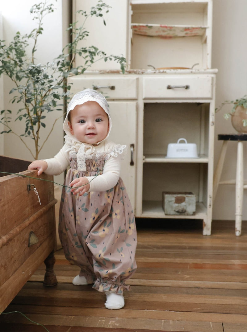 Flo - Korean Baby Fashion - #babywear - Bebe Blooming Overalls - 4