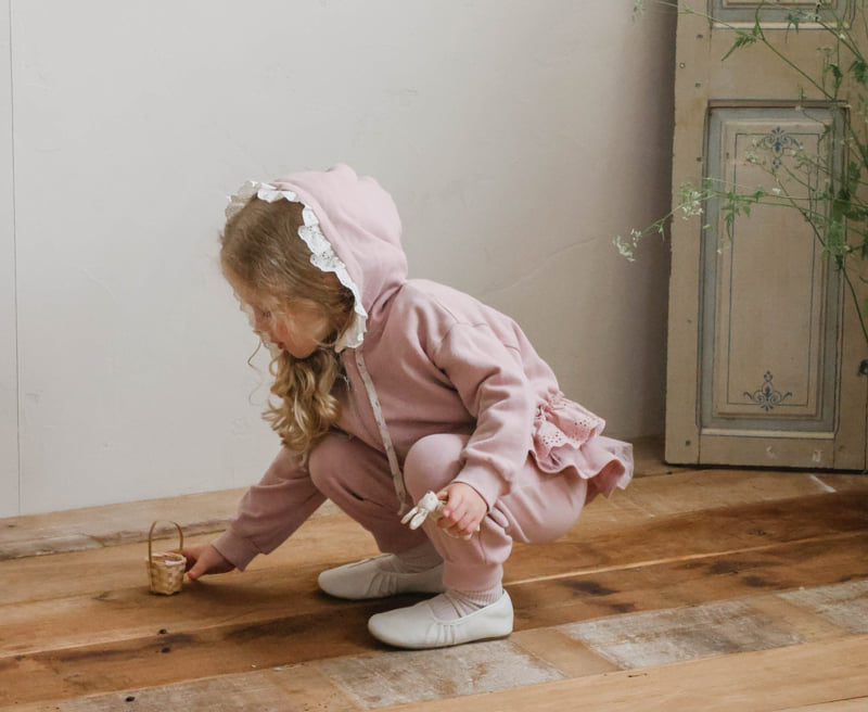 Flo - Korean Baby Fashion - #onlinebabyshop - Vanilla Hood Jumper - 5