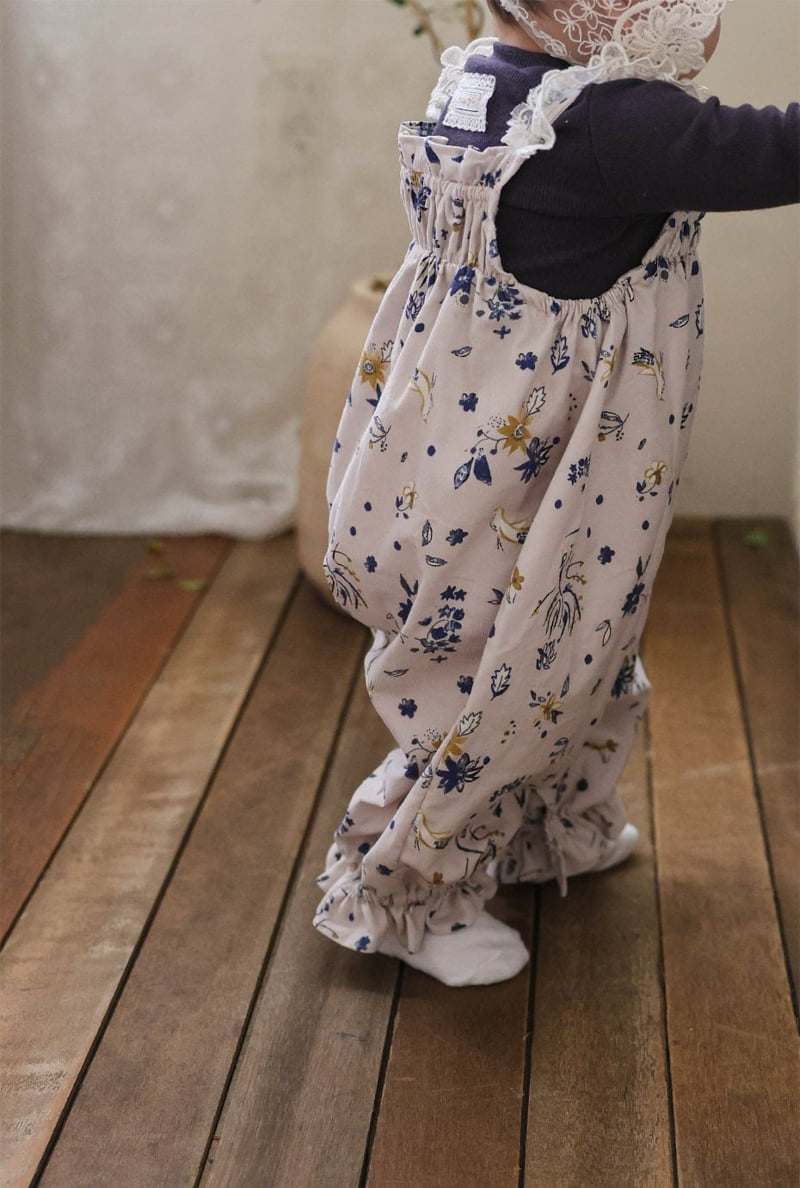 Flo - Korean Baby Fashion - #onlinebabyshop - Bebe Blooming Overalls - 5