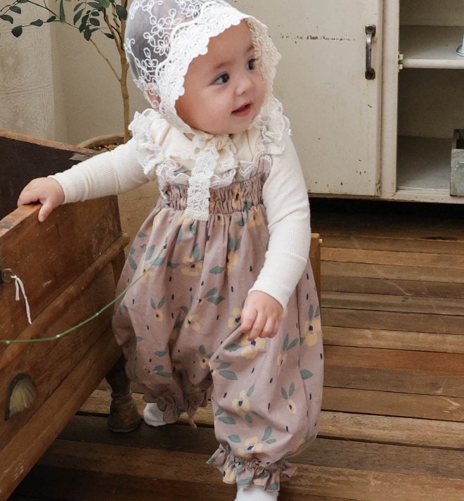 Flo - Korean Baby Fashion - #smilingbaby - Bebe Blooming Overalls - 6