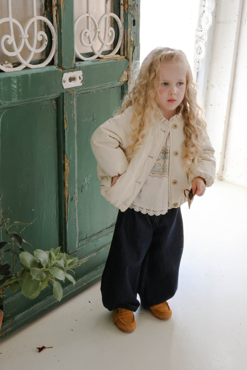 Flo - Korean Children Fashion - #kidzfashiontrend - Rimbly Denim Pants - 4